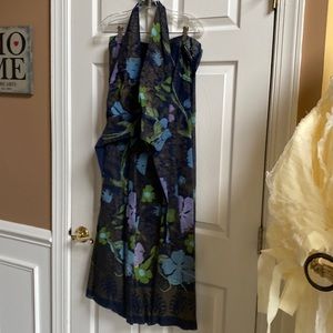 Long skirt with halter top summer dress